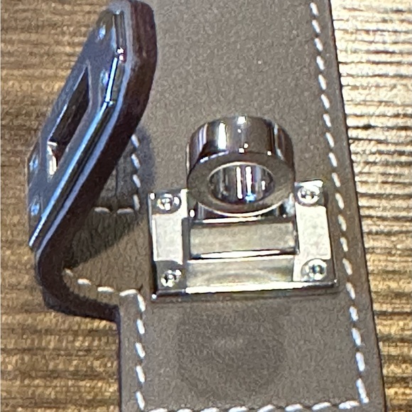 BNIB Hermes Kelly Twist Leather Bracelet Small Model in size T1 XS - Picture 7 of 11